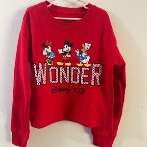 Fashion Nova Red Disney Sweatshirt- REPOSH